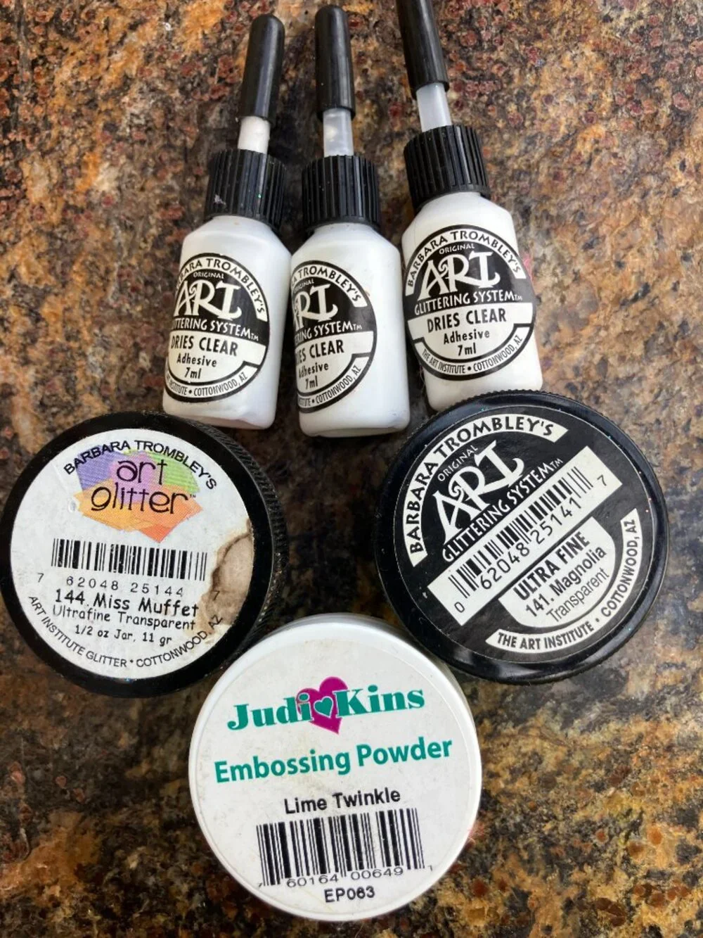 ✨ Barbara Trombley's Art Glitter Bundle + JudiKins Embossing Powder | Slightly U